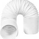 Air Conditioner Hose, Portable Exhaust Vent Hose with 5.1 Inch Diameter - Counter Clockwise, with Length up to 80"