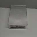 Oggi Clear Stackable Storage Bin with Lid - Ideal for Kitchen, Pantry, Cabinet, Bathroom, Bedroom, Kids, Refrigerator, Freezer. With Handles - Organize Jars, Packets, Snacks, Pasta - 12x8x4