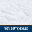 OLANLY Large Bathroom Rugs 70x46, Extra Soft Absorbent Chenille Bath Rugs, Rubber Backing Quick Dry, Machine Washable Bath Mats for Bathroom Floor, Tub and Shower, Home Decor Accessories, White