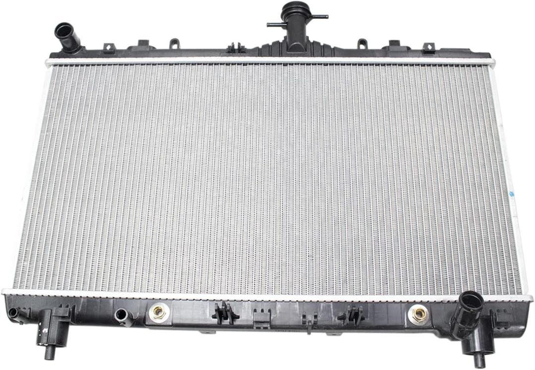 TRQ Radiator 1 Row Aluminum Core Compatible with 2012-2015 Chevrolet Camaro V6 3.6L Automatic Transmission
