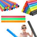 Chochkees Pool Noodles 52" x 2.5" Inch Swimming Hollow Core Foam Tube, Floating Thick Noodles for Floating, Pool Accessories 12pc