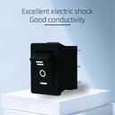 JD 2pcs 6A Power Switch 125V/250V Push Button Rocker Switch ON/Off Switch 3Pins Toggle Switch with UL Certificate