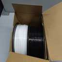 Creality 2 kg Black & White PLA 1.75mm Filament, 3D Printer Filament Bundle, 1.0kg (2.2lbs) Spool, Enhanced Toughness No Warp, Accuracy ±0.03mm Printing Filament, for 3D Printers
