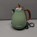 Evoloop 1.7L Electric Kettles, BPA Free Tea Kettle, Hot Water Boiler Heater, Stainless Steel Teapot, Auto Shut-Off & Boil-Dry Protection, 120V/1500W (Glossy green)