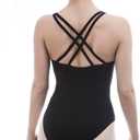 Ballet Leotards with Double Crossover Camisole Straps 01D0036B (Medium)