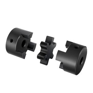 XIKE 1" to 1" L075 Flexible 3-Piece L-Jaw Coupling Set & Rubber Spider for Log Wood Splitter Hybrid Equipment Kit