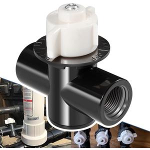 Upgraded Version R172086 Control Valve Fit for Rainbow 1/2" FPT 320 322 Automatic Chlorine/Bromine Pool and Spa Feeder, Thick Plastic, Prevent Leakage
