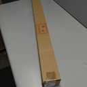 EXCLUSIVE HOME Rings 1" Curtain Rod and Coordinating Finial Set, Matte Silver, Adjustable 36"-72"