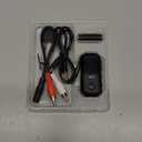 Bluetooth 5.4 Transmitter Receiver aptX Adaptive for 2 AirPods/Headphones, 2-in-1 Bluetooth Audio Adapter with Mic & LED Display for TV, Airplane Travel, 3.5mm AUX Wireless Adapter for Car/Home Stereo (Black)