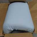 Blue Memory Foam Pillows Set of 2, Bed Pillows with Cooling Removable Cover, Neck Support for Back Stomach Side Sleepers, 2 Pack