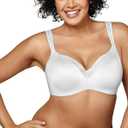 Playtex Women's Secrets Underwire Bra 4823, Full Coverage Balconette T-Shirt Bra for Full Figures (40C)