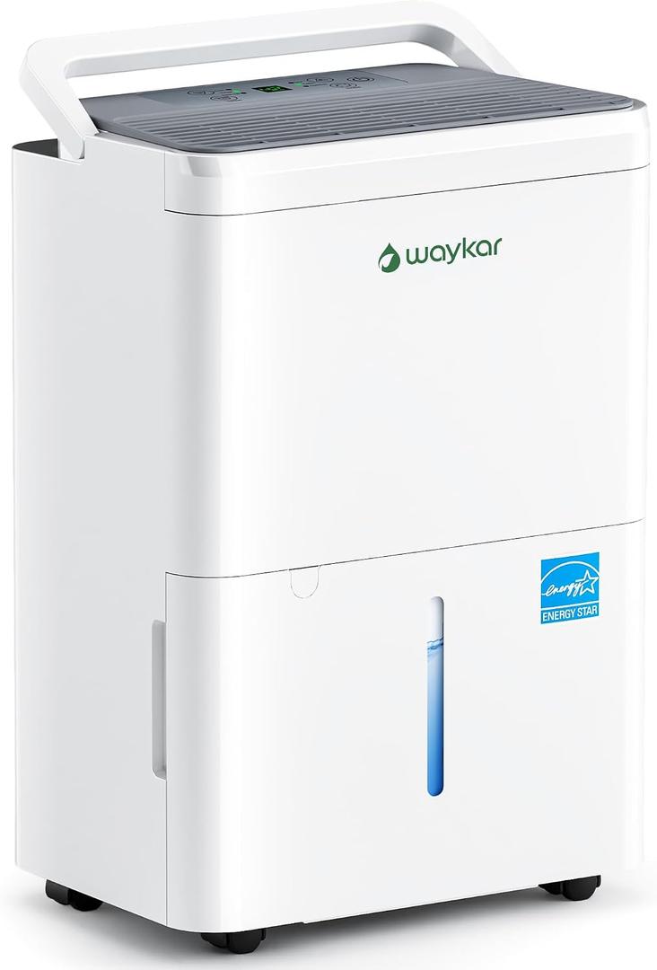 Waykar 23 Pint Energy Star Home Dehumidifier, Ultra Quiet 35 dB