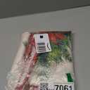 Horaldaily Christmas Tablecloth 60104 Inch Rectangular, Cardinal Bird Silk Ribbon Pine Cone Washable Table Cover for Party Picnic Dinner Decor (Red/Green)