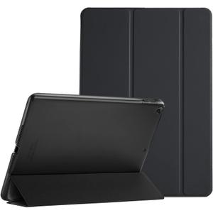 ProCase Smart Case for iPad 9.7 Inch iPad 6th/5th Generation 2018 2017(Model: A1893 A1954 A1822 A1823), Ultra Slim Lightweight Stand Cover with Translucent Frosted Back -Black