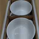 LE TAUCI Soup Bowls With Handles 28 oz, French Onion Soup Bowl for Chili, Beef Stew, Cereal, Ceramic Soup Crocks oven Safe, Microwave Dishwasher Safe - 5.5 inch, Set of 4, White