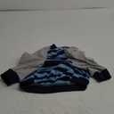 FUAMEY Dog Recovery Shirt with Elbow Protector - Stop Licking Joints, Protects Dog's Leg Wounds - Medium/Large, Blue Stripe