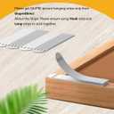 Picture Hanging Strips - 24-Pairs(48 Strips) Wall Sticky for Hanging Pictures on Wall Without Nails, Adhesive Picture Hangers Heavy Duty No Damage