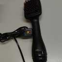 REVLON One-Step Hair Dryer and Styler, All-in-One Detangling and Straightener Brush for Salon-Quality Smooth, Straight Hair, More Shine and Less Frizz, Black (1 Count (Pack of 1))