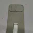 SURITCH for iPhone 12/12 Pro Case with Magnetic Camera Slide Cover and Adjustable Kickstand, Compatible with MagSafe, Shockproof Bumper Case Slim Protective Cover for iPhone 12/12 Pro 6.1 Inch, Green