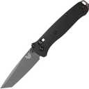 Benchmade - Bailout 537 Tactical Knife with Black Aluminum Handle (537GY-03) (Black 6061-T6 Billet Aluminum - Coated Finish)