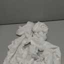 4 Yards Ruffle Trim Eyelet Embroidered Cotton Pleated Lace Trim 2.36" Wide (White)