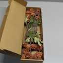 Floroom 5pcs Terracotta Faux Silk Mums Artificial Flowers, Bulk Fake Small Mini Chrysanthemums with Stems for DIY Wedding Centerpieces Floral Arrangements Vase Fillers Home Decorations