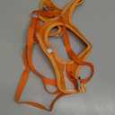 S Orange Soft Mesh Dog Harness and Leash Set,No Escape Puppy Harnesses for Training Walking Reflective Adjustable Puppy Vest for Small Medium Dogs, Cats (Orange, S)