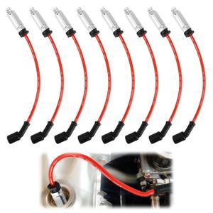 High Performance Spark Plug Ignition Wires Set, Replace OEM# 48322R M8-48322 7831, Spark Plug Wire Compatible with Chevy GMC V8 (2000-2021)