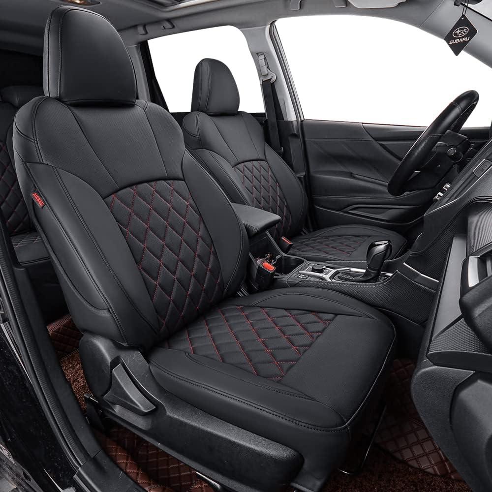 Car Seat Covers Custom fit for 2019-2024 Subaru Forester SUV,Faux Leather
