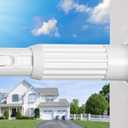 MEXAU White Tension Curtain Rods 41-118 In Extra Long Outdoor Patio Curtain Rods No Drilling Adjustable Heavy Duty Tension Rods for Windows Bathroom Living Room Curtains, Rod Diameter 1.26In