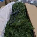 National Tree Company 7.5 ft Pre-Lit Dunhill Fir Artificial Christmas Tree, 750 Clear Lights, 2,514 Tips, Includes Stand, Green