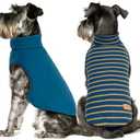 KYEESE 2Pack Dog Sweater Warm Dogs Clothes Pets Sweatshirt Soft Turtleneck Small Pets Sweaters Pet Coats Stretchy Dog Sweaters for Small Dogs Male 2xl