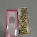 ShiDianYi Ivory Wedding Belt and Sash with Pearls and Rhinestones (Yellow)