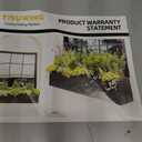 Metal Railing Planter Box, 30 Inch Balcony Planters with Adjustable Brackets, Large Hanging Planters for Outdoor Fence Deck
