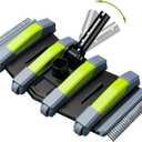 Sepetrel Heavy Duty Pool Vacuum Head with Wheels & Aluminum Handle, Professional Weighted Flexible Vacuum Head