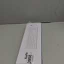 Wireless Keyboard and Mouse, Vssoplor 2.4GHz Rechargeable Compact Quiet Full-Size Keyboard and Mouse Combo with Nano USB Receiver for Windows, Laptop, PC, Notebook-White Silver