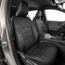 EKR Rav4 Seat Covers Custom Fit for Toyota Rav4 (Hybrid) LE/XLE Premium 2026, Leather Car Seat Cover Full Set for SUV,Faux Leather(Black)
