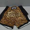 Fairtex Slim Cut Muay Thai Boxing Shorts, Fairtex Slim Cut Muay Thai Boxing Shorts - BS1709 (Leopard Skin, X-Small)