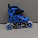 Bont Scoot Kids Inline Skates - Performance Speed Skates - Junior Girls Boys Roller Skates (Bont 1-2, Blue)