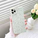 NITITOP Compatible with iPhone 11 Pro Max Case Cute Flower for Women Girls Floral Rose Design Vintage Shockproof Soft Girly Slim TPU Fashion Protective Phone Cover - Green