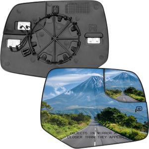 Passenger Side Mirror Replacement for Ford Escape 2008 2009 2010 2011 2012 - Right Side Mirror Glass, Rear View Mirrors Glass with Power Heated