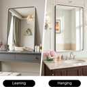 36"x24" Bathroom Vanity Mirror for Wall Aluminum Framed Farmhouse Rectangle