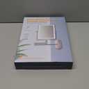 FUNTOUCH 5000mAh Rechargeable Wall Mounted Makeup Mirror with Lights, 8.7" Double Sided 1X/30X Magnifying Mirror with Dimmable 3 Color Light, Extended Swing Arm 360 Wall Mount Bathroom Vanity Mirror (Brushed Nickel)