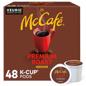 McCaf Premium Roast, Keurig Single Serve K-Cup Pods, Medium Roast Coffee Pods, 48 Count