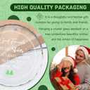 2 x Friendship Gifts for Women 2025, Best Friend Christmas Ornaments Glass Decoration