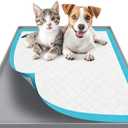 Silicone Dog Pee Pad Holder for 34x22 in Pads, Non-Slip Leak-Proof Puppy Pad Tray, Portable Puppy Training Mat with Raised Edges for Floor Protection, Easy to Clean