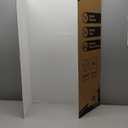 Chell 36" x 48" Large Trifold Poster Board, 2 Pack, White Corrugated Project Boards for Science Fair, School Projects, Event Displays and Business Presentations