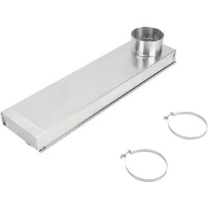 Whirlpool 4396037RP Genuine OEM Dryer Telescoping Vent Kit For Dryers Vent dryer vent hose dryer vent dryer hose dryer duct dryer vent kit Standard Size Stainless Steel 1 each
