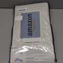 INOVADAY 100% Blackout Curtains for Bedroom, Black Out Curtains 84 Inch Long, Clip Rings Linen Blackout Drapes, Thermal Insulated Room Darkening for Living Room, 2 Panels - Lightcream,W50xL84