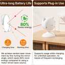 Potaroma Smart Sensor Cat Laser Toys Interactive, Motion Activated Truly Random Trjajectory, Clamp Design, Automatic Chargeable Kitten Toy Indoor Exercise, Cream White